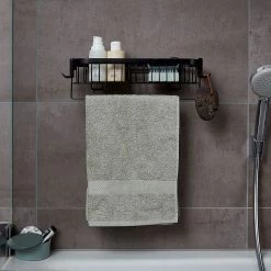 WENKO Porte-savon mural Classic Plus I - Acier - Noir -Accessoires de salle de bain Soldes 1000181618 190716 12370700596 MOOD DETAILS P000000001000181618 mood