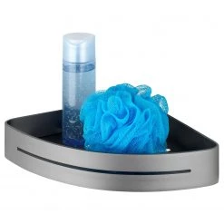 WENKO Porte-savon d’angle Montella - Aluminium - Anthracite