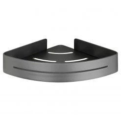WENKO Porte-savon d’angle Montella - Aluminium - Anthracite -Accessoires de salle de bain Soldes 1000181619 190716 12370700601 DETAILS P000000001000181619