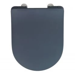 WENKO Siège WC Sedilo - Résine - Gris