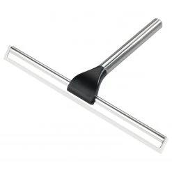 WENKO Raclette de douche Turbo-Loc Quadro - Acier inoxydable / ABS - Chrome -Accessoires de salle de bain Soldes 1000181638 190716 12371000658 DETAILS P000000001000181638