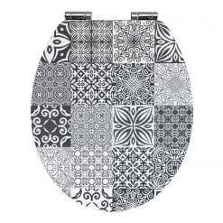 WENKO Siège WC Portugal - MDF - Multicolore