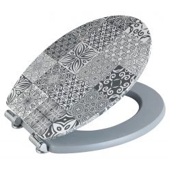 WENKO Siège WC Portugal - MDF - Multicolore -Accessoires de salle de bain Soldes 1000181640 190716 12371000664 DETAILS P000000001000181640