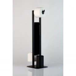 WENKO Accessoires WC Rivalta - Noir -Accessoires de salle de bain Soldes 1000181642 190716 12371000672 MOOD DETAILS P000000001000181642 mood