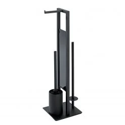 WENKO Accessoires WC Rivalta - Noir -Accessoires de salle de bain Soldes 1000181642 190716 12371000673 DETAILS P000000001000181642