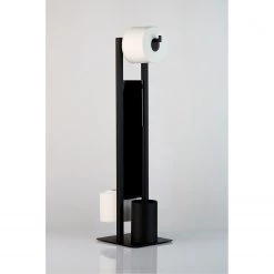 WENKO Accessoires WC Rivalta - Noir -Accessoires de salle de bain Soldes 1000181642 200519 12511200397 MOOD DETAILS P000000001000181642 mood