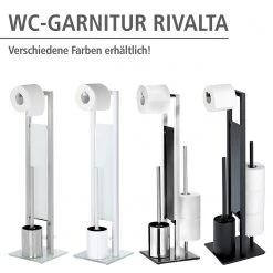 WENKO Accessoires WC Rivalta - Noir -Accessoires de salle de bain Soldes 1000181642 200519 12511200398 DETAILS P000000001000181642