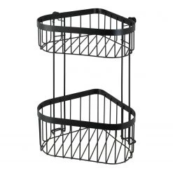 WENKO Porte-savon d’angle double Classic Plus - Acier - Noir 8 WENKO Porte-savon d’angle double Classic Plus - Acier - Noir -Accessoires de salle de bain Soldes 1000181653 190716 12371200712 DETAILS P000000001000181653