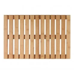 Accessoires de salle de bain Soldes 5 WENKO Caillebottis en bambou - Bambou - Bambou