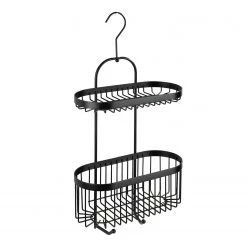 WENKO Porte-savon de douche Classic Plus - Acier - Noir -Accessoires de salle de bain Soldes 1000181657 190716 12371300728 DETAILS P000000001000181657