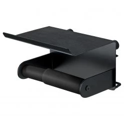 WENKO Porte papier toilette Classic Plus II - Acier - Noir -Accessoires de salle de bain Soldes 1000181660 190716 12371300739 DETAILS P000000001000181660