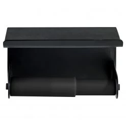 WENKO Porte papier toilette Classic Plus II - Acier - Noir -Accessoires de salle de bain Soldes 1000181660 190716 12371300740 DETAILS P000000001000181660