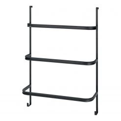WENKO Porte-serviettes Irpinia - Acier - Noir -Accessoires de salle de bain Soldes 1000181680 190716 12371600800 DETAILS P000000001000181680