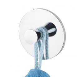 WENKO Patères Turbo-Loc Pisa (lot de 4) - Zinc moulé sous pression - Argenté -Accessoires de salle de bain Soldes 1000181694 190716 12371800845 DETAILS P000000001000181694