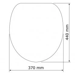 WENKO Siège WC Santana - Résine - Blanc -Accessoires de salle de bain Soldes 1000181702 190716 12372000868 SKETCH DETAILS P000000001000181702 sketch