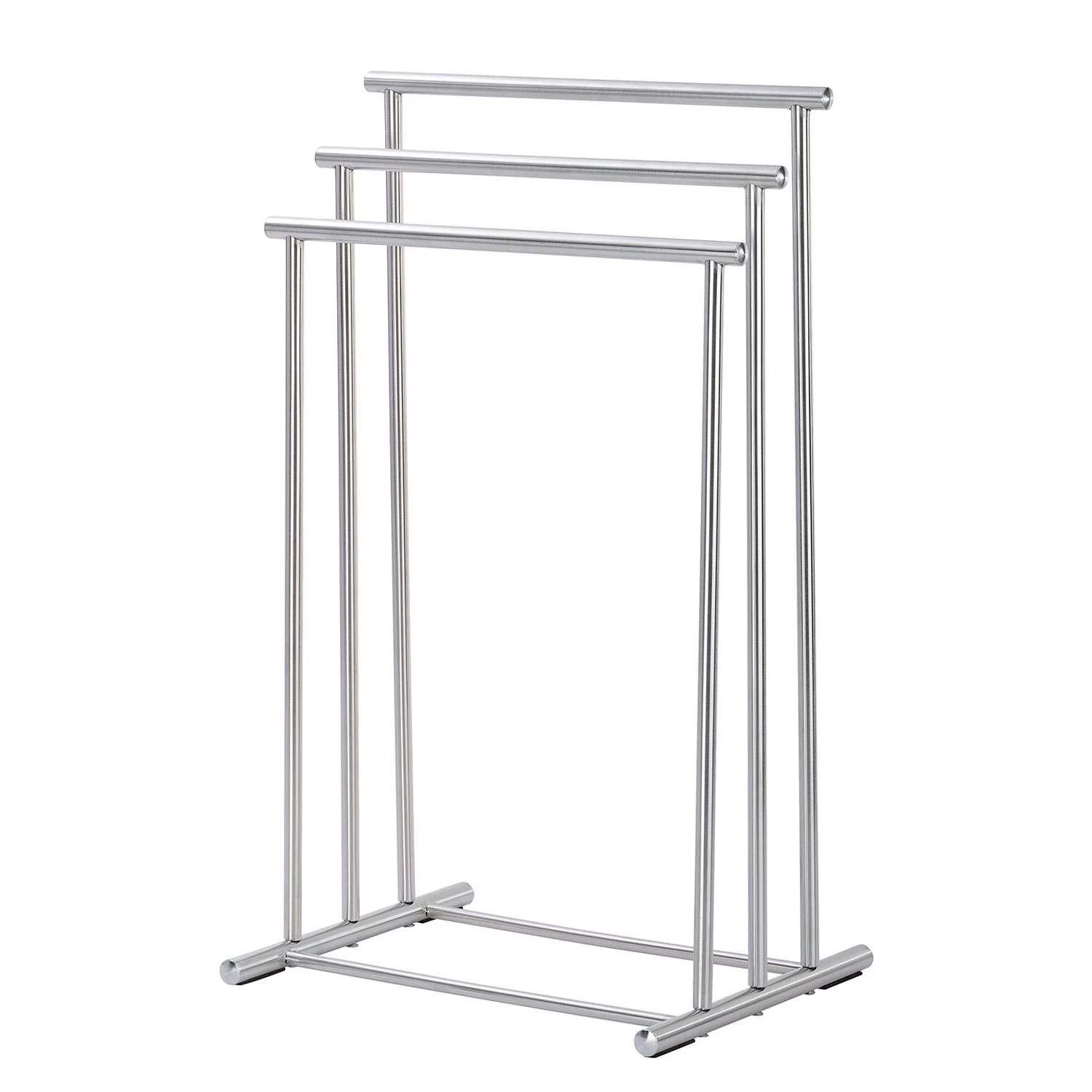 WENKO Porte-serviettes sur pied Lioni - Acier inoxydable - Acier inoxydable satiné 2 WENKO Porte-serviettes sur pied Lioni - Acier inoxydable - Acier inoxydable satiné – Image 2