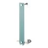 WENKO Porte serviette Power-Loc Era - Acier / Verre - Chrome / Gris