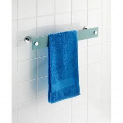 WENKO Porte serviette Power-Loc Era - Acier / Verre - Chrome / Gris 9 WENKO Porte serviette Power-Loc Era - Acier / Verre - Chrome / Gris -Accessoires de salle de bain Soldes 1000181711 190716 12372100899 MOOD DETAILS P000000001000181711 mood