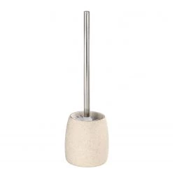 WENKO Brosse WC Goa - Polyrésine - Beige