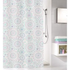 Kleine Wolke Rideau de douche Mandalay - Polyester - Multicolore -Accessoires de salle de bain Soldes 1000205374 200428 16461100024 MOOD DETAILS P000000001000205374 mood