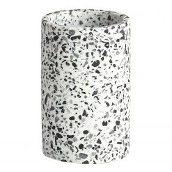 Accessoires de salle de bain Soldes 36 Zeller Verre à dents Murray - Polyrésine - Terrazzo