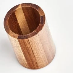 Zeller Verre à dents Twisp - Acacia massif - Gris -Accessoires de salle de bain Soldes 1000218253 200707 12193300042 DETAILS P000000001000218253