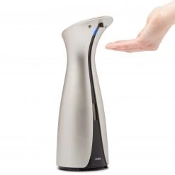 Umbra Distributeur de savon automatique Otto - Fer / Polypropylène / ABS - Nickel mat -Accessoires de salle de bain Soldes 1000219060 200727 17332400163 DETAILS P000000001000219060