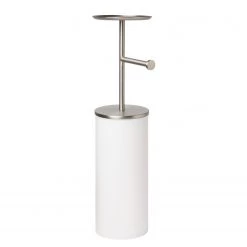 Umbra Brosse WC Partaloo - Acier / Polypropylène - Blanc / Argenté