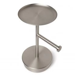 Umbra Brosse WC Partaloo - Acier / Polypropylène - Blanc / Argenté -Accessoires de salle de bain Soldes 1000219225 200728 09535000073 DETAILS P000000001000219225