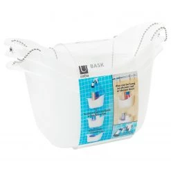 Umbra Porte savon de douche Bask - Thermoplastique / Polychlorure de vinyle - Blanc / Argenté -Accessoires de salle de bain Soldes 1000220494 200817 10395000074 DETAILS P000000001000220494