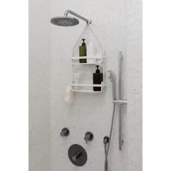Umbra Porte savon de douche Flex - Thermoplastique / Silicone - Blanc -Accessoires de salle de bain Soldes 1000220536 200817 10404100350 MOOD DETAILS P000000001000220536 mood