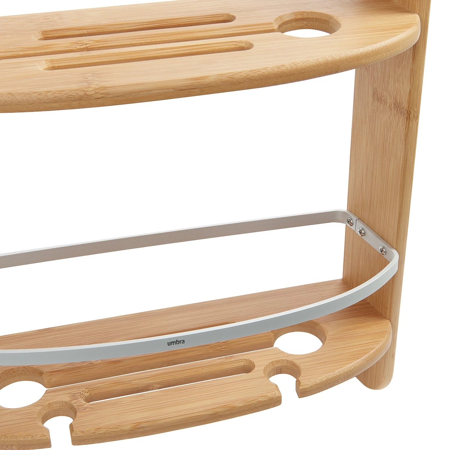 Umbra Porte savon de douche Barrel - Aluminium / Bambou- Beige 8 Umbra Porte savon de douche Barrel - Aluminium / Bambou- Beige – Image 8