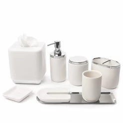 Umbra Distributeur de savon Junip - Résine synthétique / Polypropylene - Blanc -Accessoires de salle de bain Soldes 1000220562 200817 10411000552 DETAILS P000000001000220562