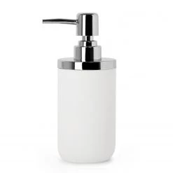 Umbra Distributeur de savon Junip - Résine synthétique / Polypropylene - Blanc -Accessoires de salle de bain Soldes 1000220562 200817 10411100554 DETAILS P000000001000220562