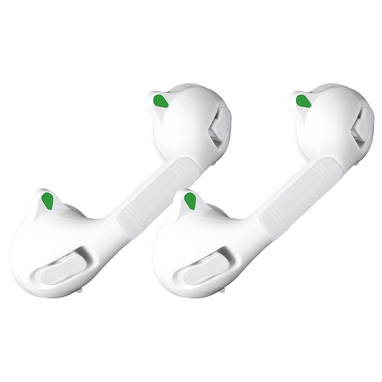 WENKO Barres d’appui Secura (lot de 2) - Matière plastique - Blanc 1 WENKO Barres d’appui Secura (lot de 2) - Matière plastique - Blanc