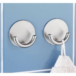 WENKO Patères Rondo (lot de 4) - Acier inoxydable - Argenté 5 WENKO Patères Rondo (lot de 4) - Acier inoxydable - Argenté -Accessoires de salle de bain Soldes 1000237854 210104 10024300022 DETAILS P000000001000237854