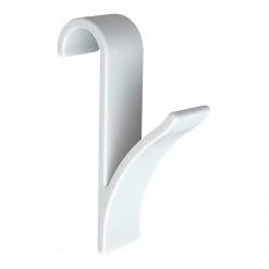 WENKO Porte-serviettes Vabre (lot de 8) - Matière plastique - Blanc -Accessoires de salle de bain Soldes 1000237896 210104 10025100146 DETAILS P000000001000237896