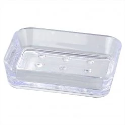 WENKO Set de salle de bain Candy (4 élém.) - Polystyrène - Transparent -Accessoires de salle de bain Soldes 1000237976 210104 10030500332 DETAILS P000000001000237976