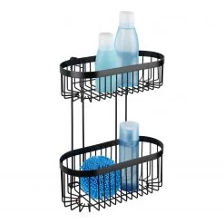 WENKO Porte-savon mural Classic Plus - Acier / Matière plastique - Noir -Accessoires de salle de bain Soldes 1000237986 210104 10030700369 DETAILS P000000001000237986