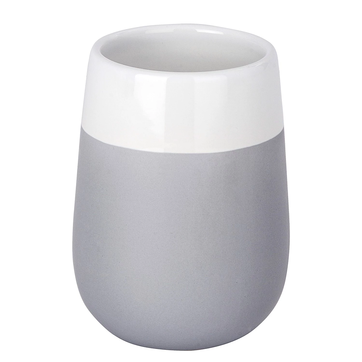 WENKO Set de salle de bain Malta (3 élém.) - Céramique - Gris 3 WENKO Set de salle de bain Malta (3 élém.) - Céramique - Gris – Image 3