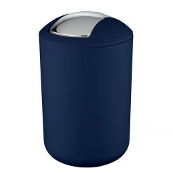 WENKO Set salle de bain Brasil (4 élém.) - Matière plastique- Bleu foncé -Accessoires de salle de bain Soldes 1000238003 210104 10031300452 DETAILS P000000001000238003