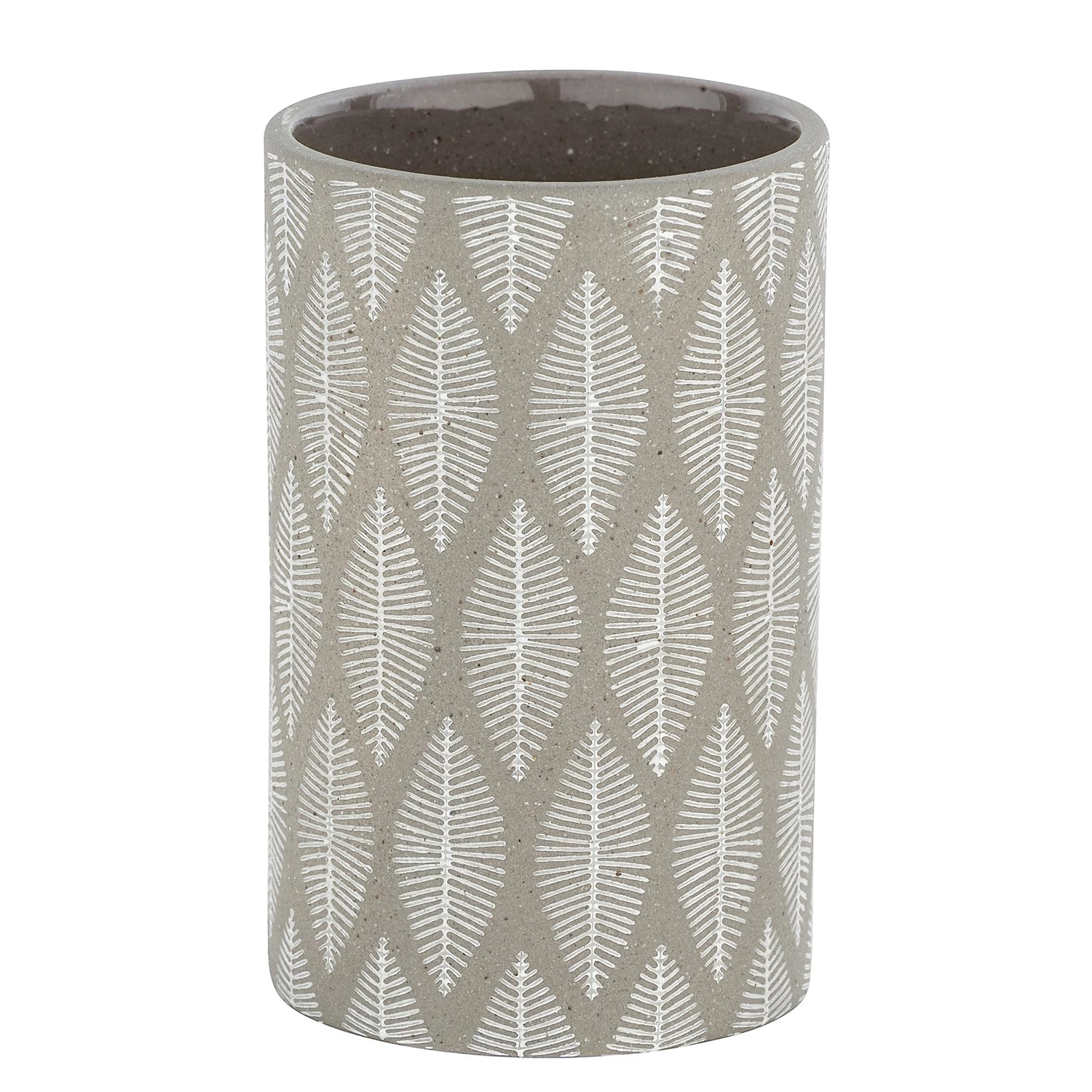 WENKO Set salle de bain Tupian (3 élém.) - Céramique - Gris clair 5 WENKO Set salle de bain Tupian (3 élém.) - Céramique - Gris clair – Image 5