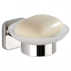 WENKO Porte-savon Mezzano - Acier inoxydable / Argenté