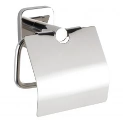 WENKO Dérouleur de papier toilette Mezzano I - Acier inoxydable - Argenté