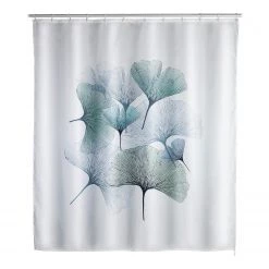 WENKO Rideau de douche Ginkgo - Polyester - Multicolore