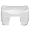 WENKO Tabouret de bain Secura - Matière plastique - Blanc