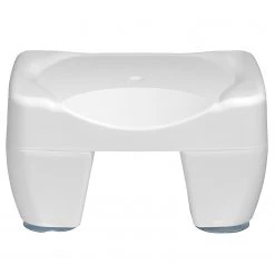 WENKO Tabouret de bain Secura - Matière plastique - Blanc