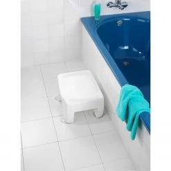 WENKO Tabouret de bain Secura - Matière plastique - Blanc -Accessoires de salle de bain Soldes 1000243039 210129 09322400276 MOOD DETAILS P000000001000243039 mood