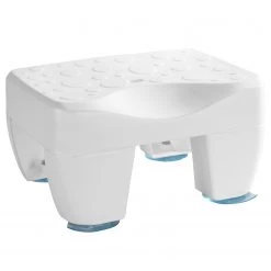 WENKO Tabouret de bain Secura - Matière plastique - Blanc -Accessoires de salle de bain Soldes 1000243039 210129 09322400278 DETAILS P000000001000243039