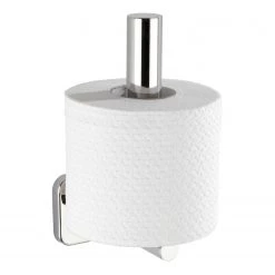 WENKO Porte papier toilette Mezzano - Acier inoxydable - Argenté -Accessoires de salle de bain Soldes 1000243043 210129 09322600292 DETAILS P000000001000243043